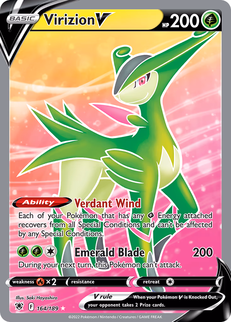 Virizion V - Ultra Rare (164/189)