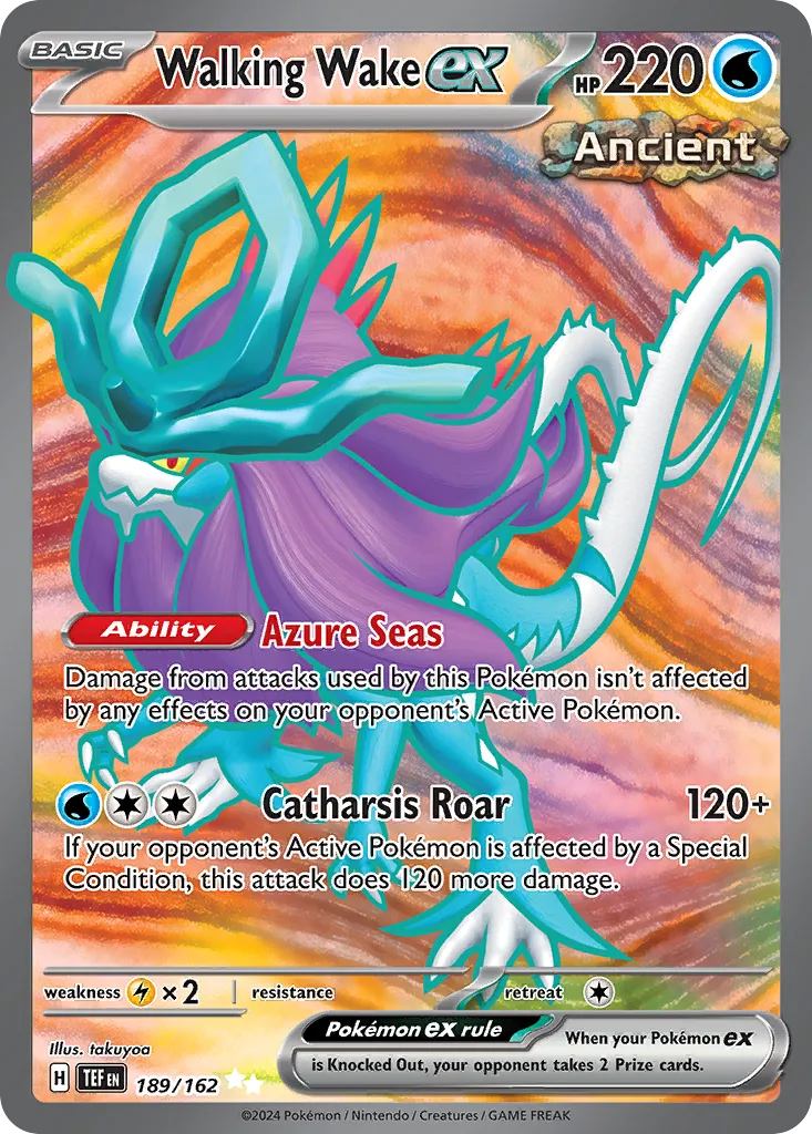 Walking Wake ex - Ultra Rare (189/162)