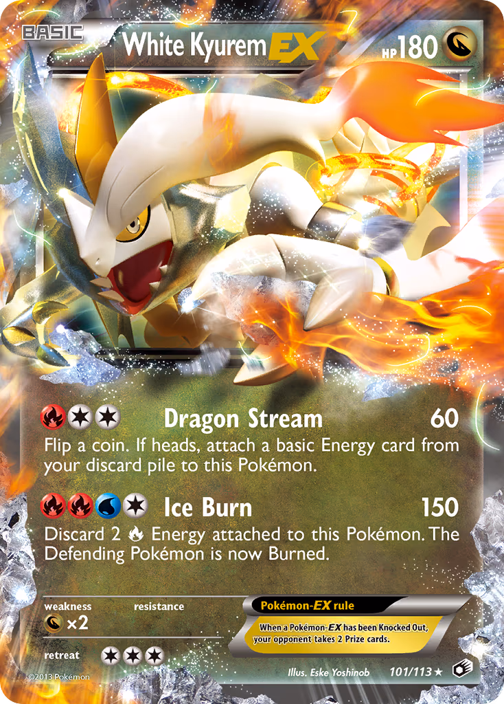 White Kyurem EX - Ultra Rare (101/113)
