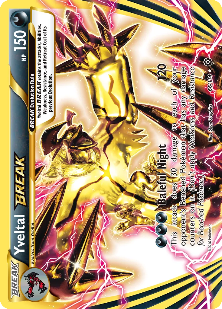 Yveltal BREAK - Rare BREAK (66/114)