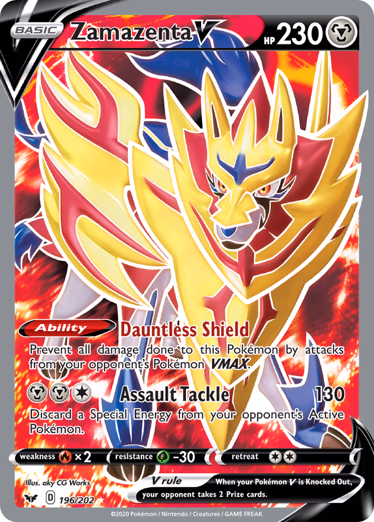 Zamazenta V - Ultra Rare (196/202)