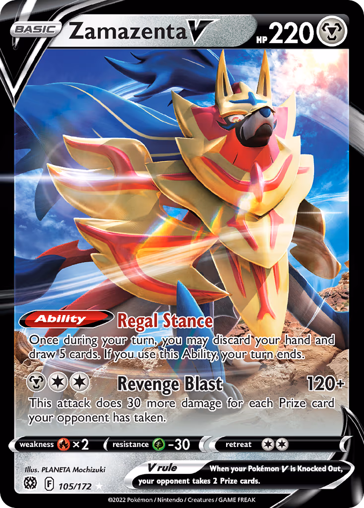 Zamazenta V - Ultra Rare (105/172)