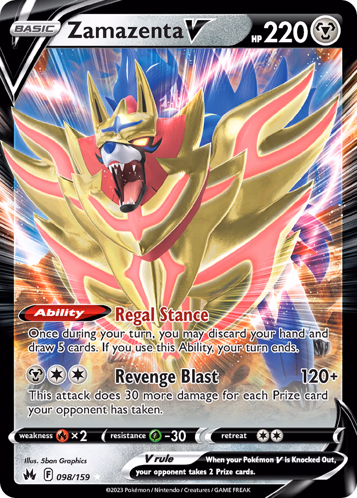 Zamazenta V - Ultra Rare (098/159)