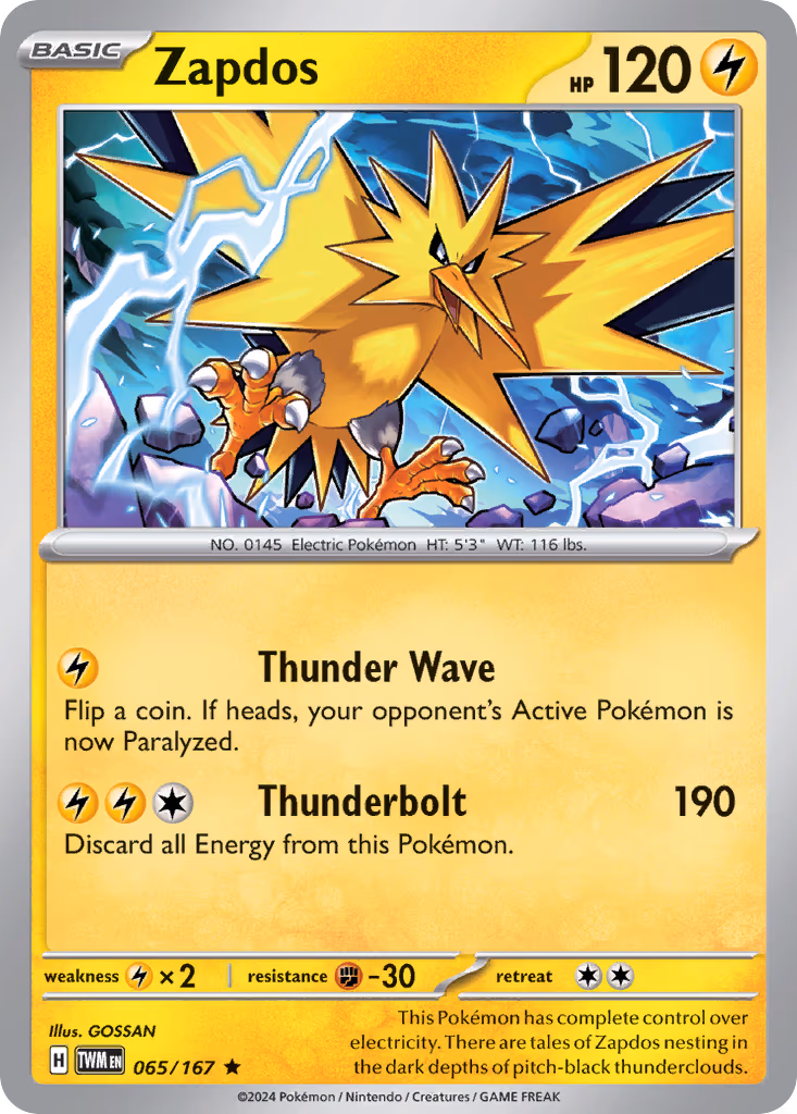 Zapdos - Rare (065/167)
