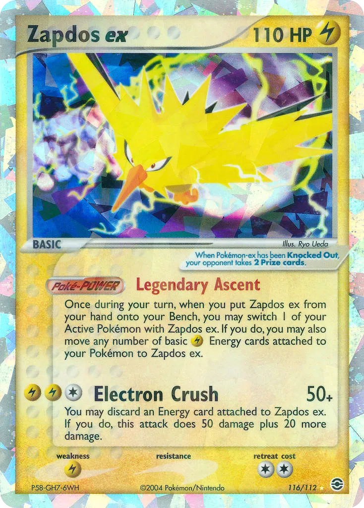 Zapdos ex - Secret Rare (116/112)