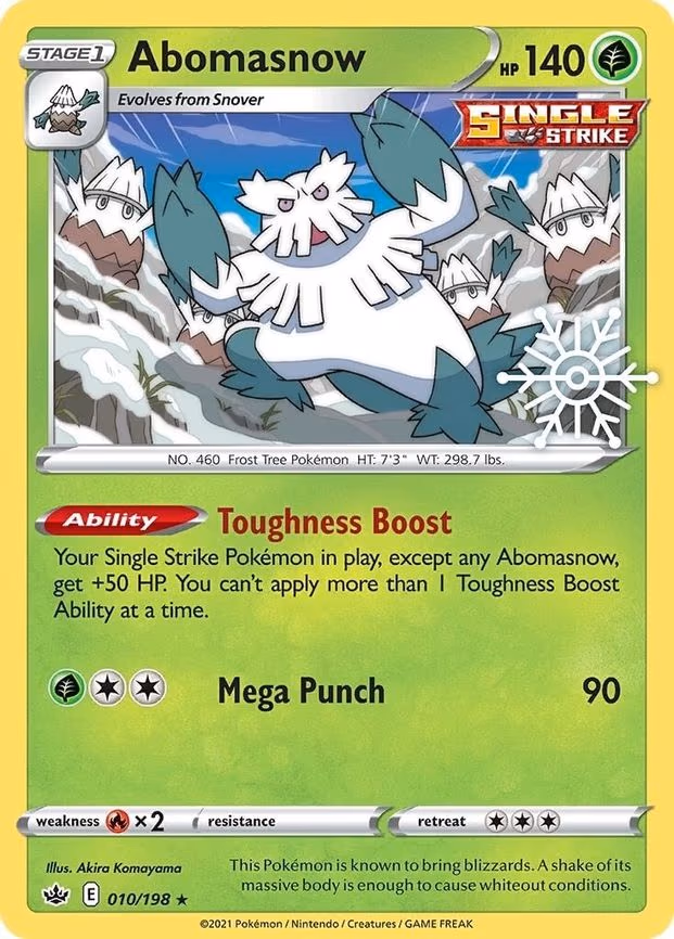 Abomasnow - 010/198 (Holiday Calendar)