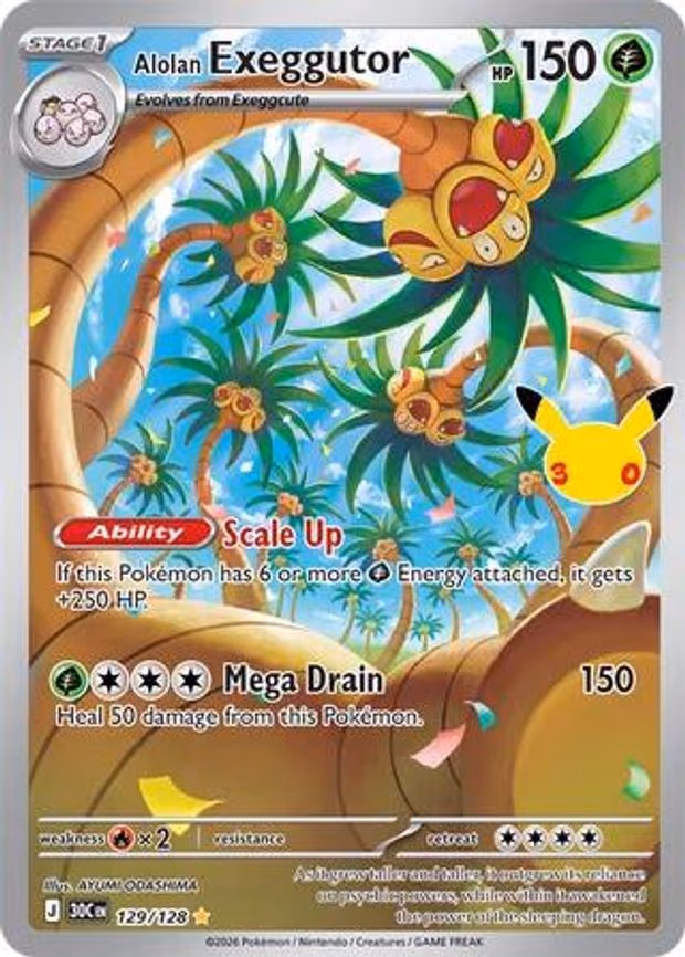 Alolan Exeggutor - Illustration Rare (129/128)