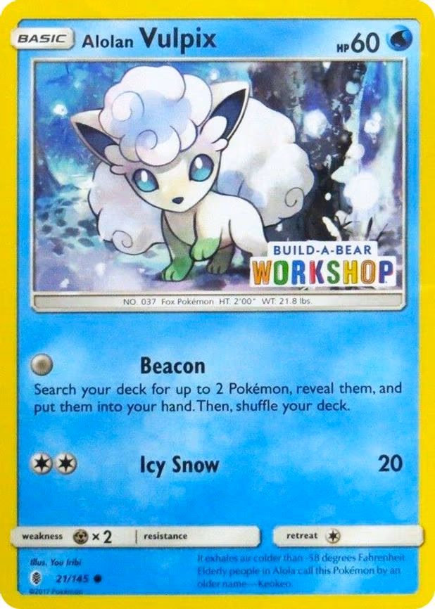 Alolan Vulpix - 21/145 (Build-A-Bear Workshop Exclusive)
