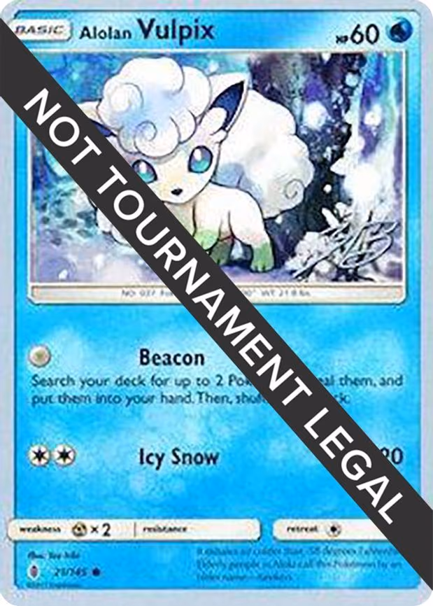 Alolan Vulpix - 2017 (Zachary Bokhari)