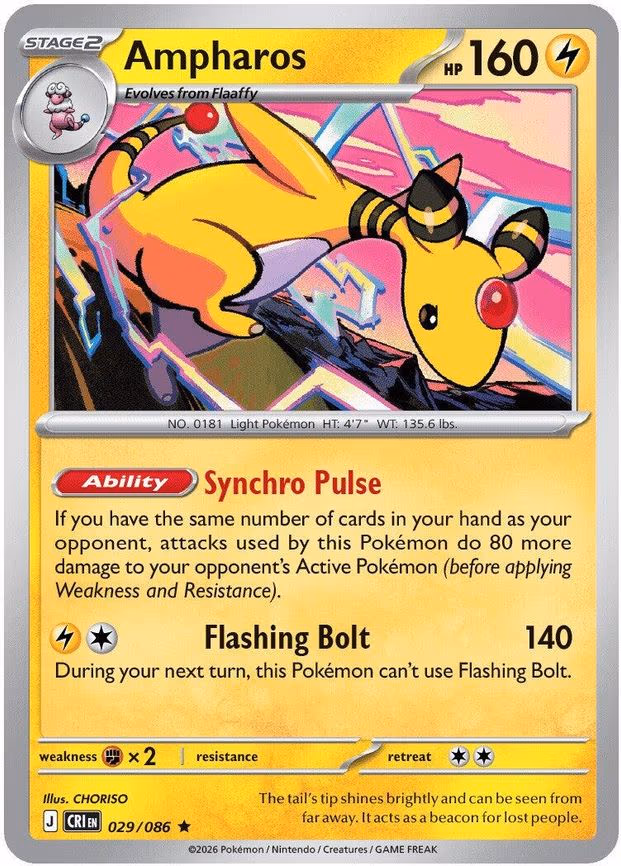 Ampharos - 029/086 (Non-Holo)