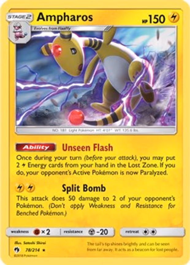 Ampharos - 78/214 (SM Lost Thunder)