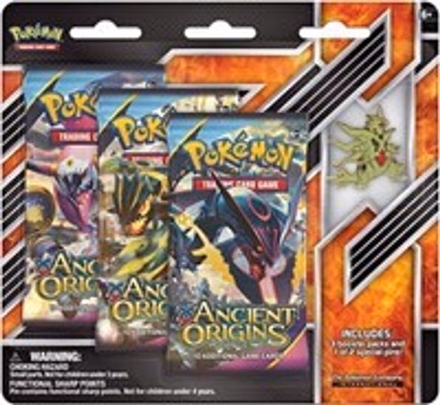 Ancient Origins Collector Pin 3 Pack Blister [Mega Tyranitar Pin]