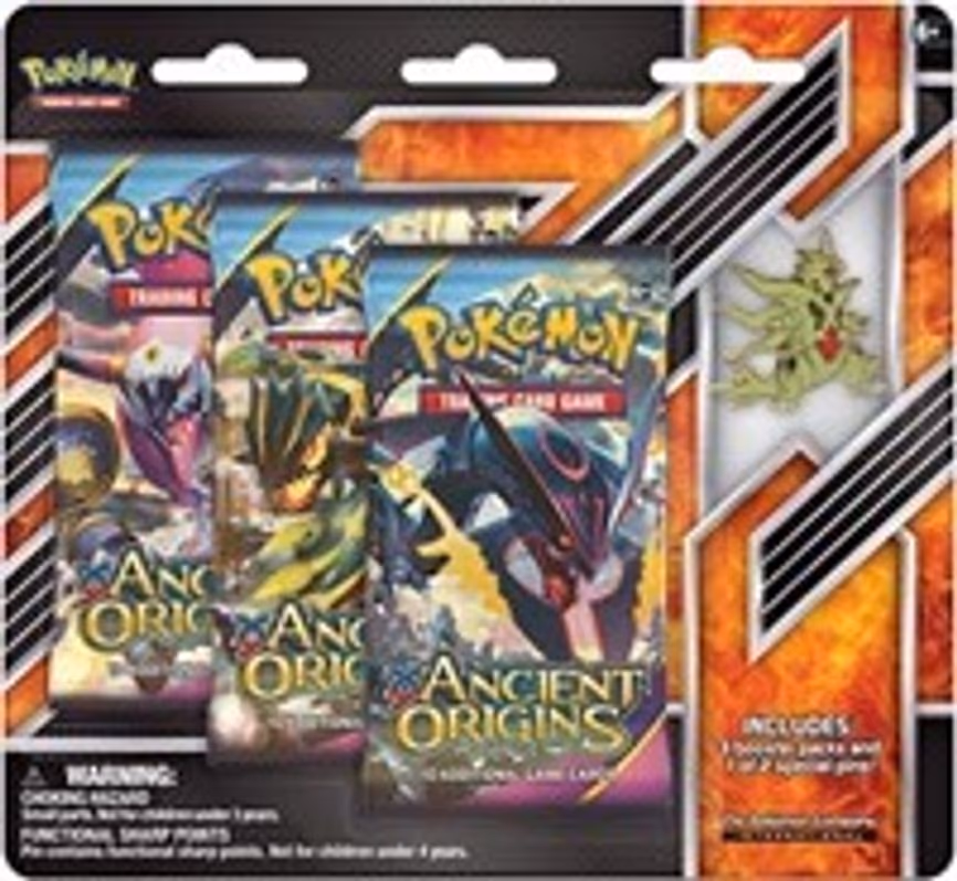 Ancient Origins Collector Pin 3 Pack Blister [Mega Tyranitar Pin]
