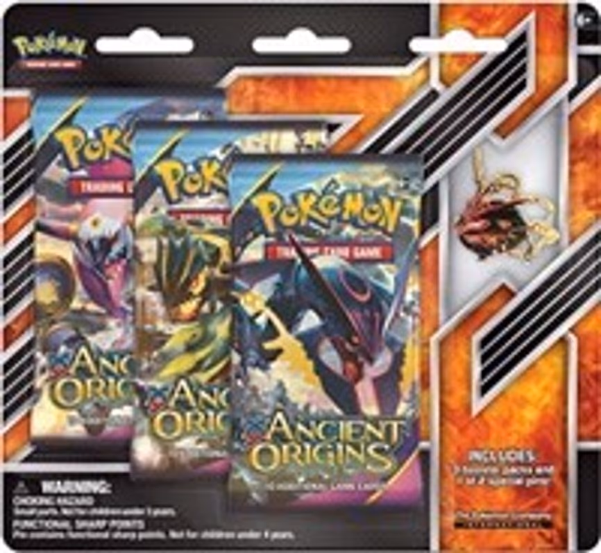 Ancient Origins Collector Pin 3 Pack Blister [Shiny Mega Rayquaza Pin]