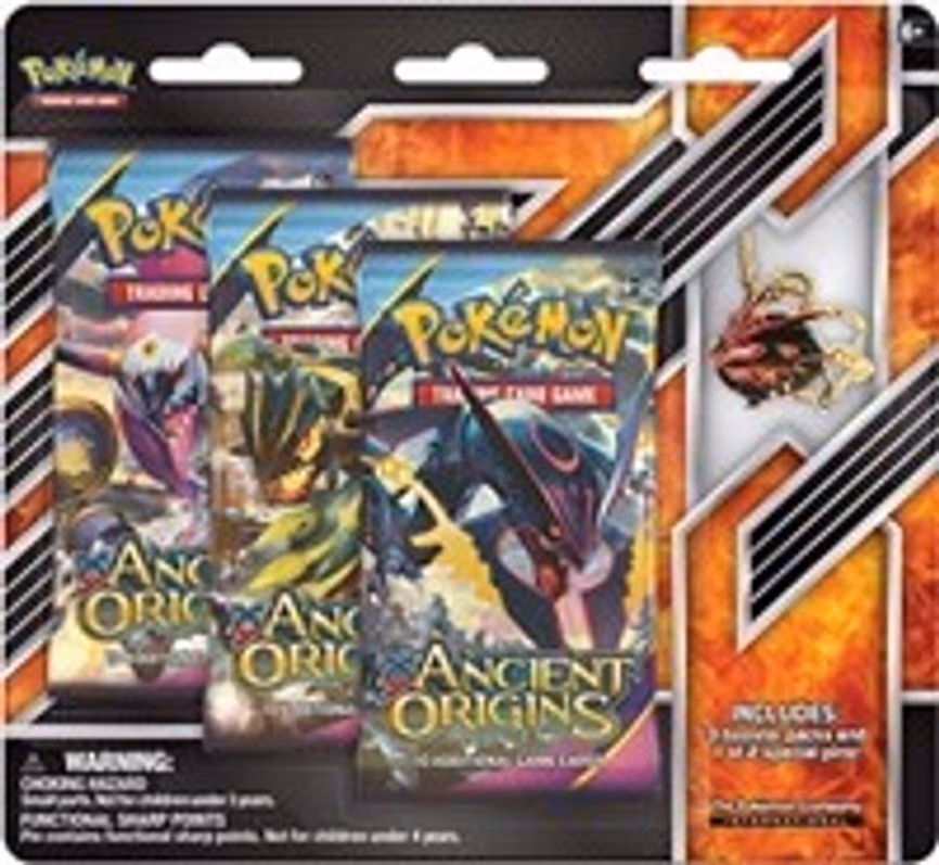 Ancient Origins Collector Pin 3 Pack Blister [Shiny Mega Rayquaza Pin]