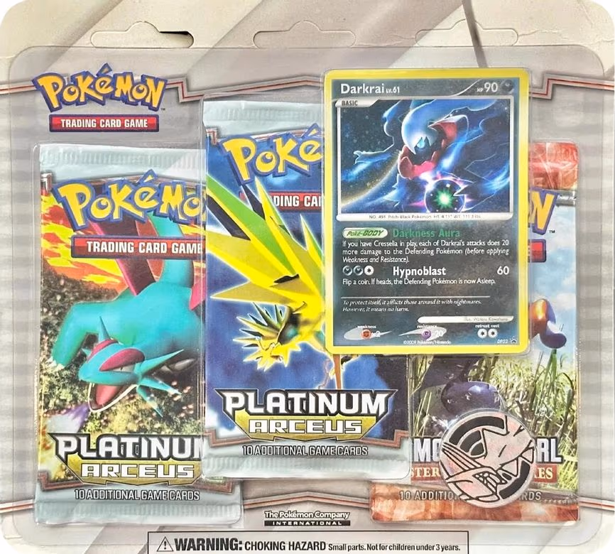 Arceus 3 Pack Blister [Darkrai]