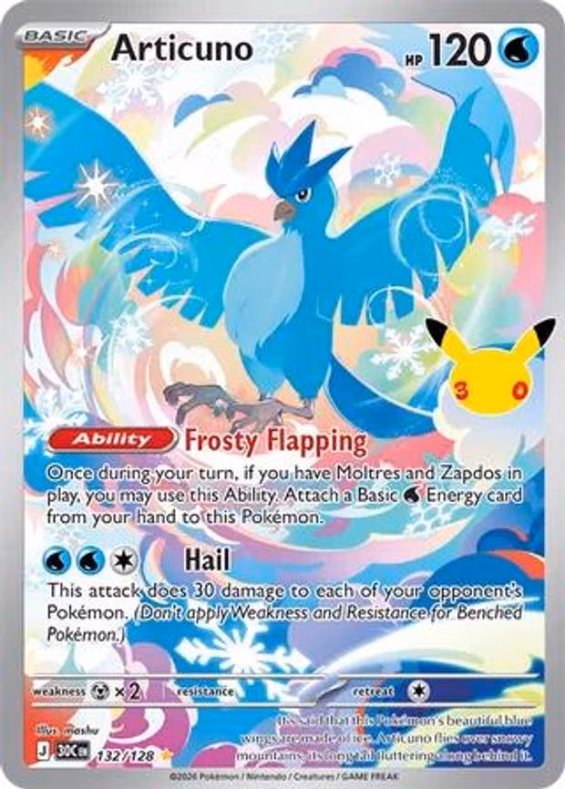 Articuno - Illustration Rare (132/128)