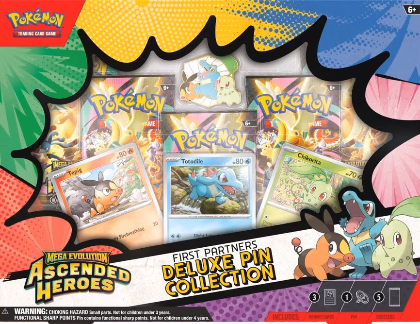 Ascended Heroes First Partners Deluxe Pin Collection