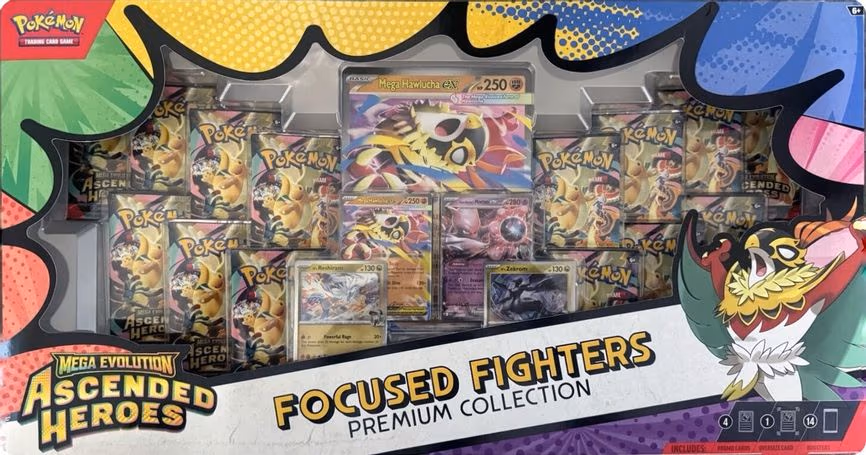 Ascended Heroes Focused Fighters Premium Collection (Sam's Club)