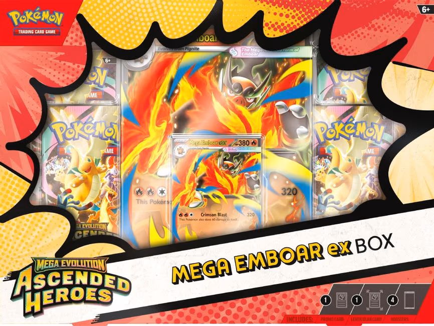 Ascended Heroes Mega Emboar ex Box