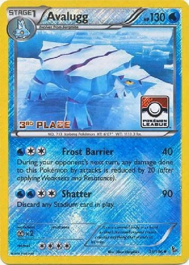 Avalugg - 31/106 (Pokemon League)