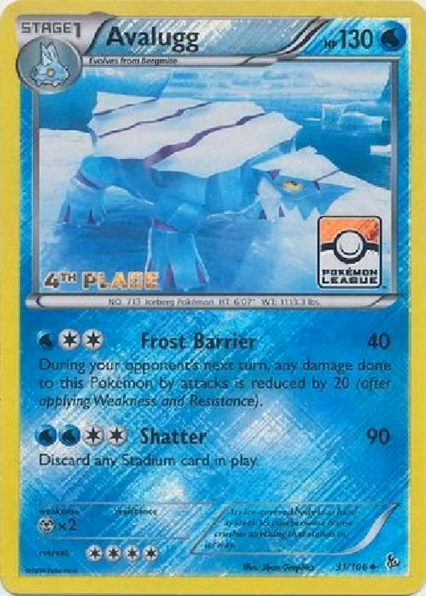 Avalugg - 31/106 (Pokemon League)