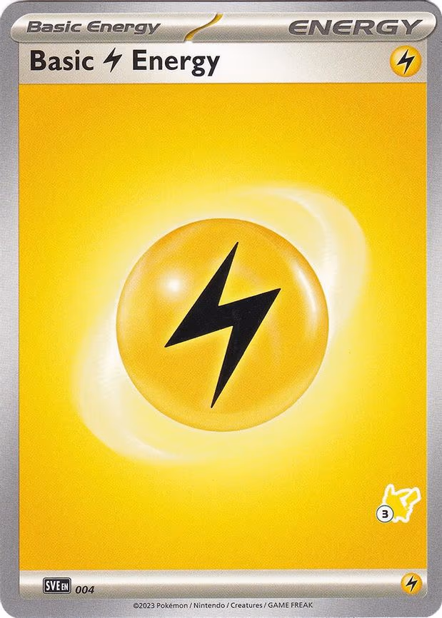 Basic Lightning Energy - Pikachu 3 - Common (004)