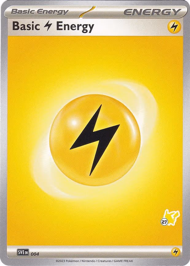 Basic Lightning Energy - Pikachu 27 - Common (004)