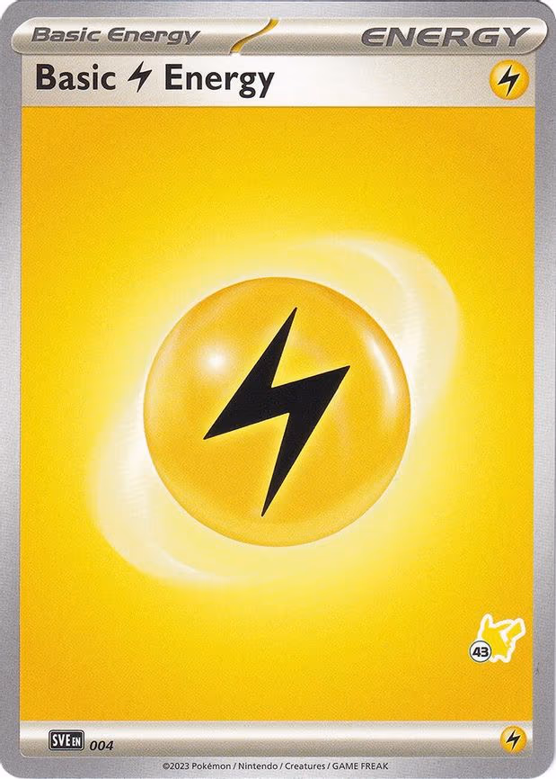 Basic Lightning Energy - Pikachu 43 - Common (004)