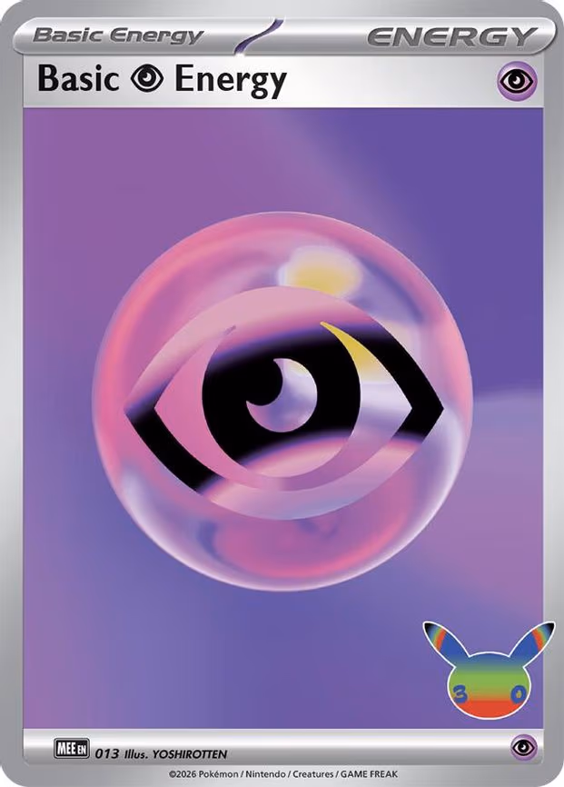 Basic Psychic Energy - 013 (30th Celebration) - Futuristic Rare (013)