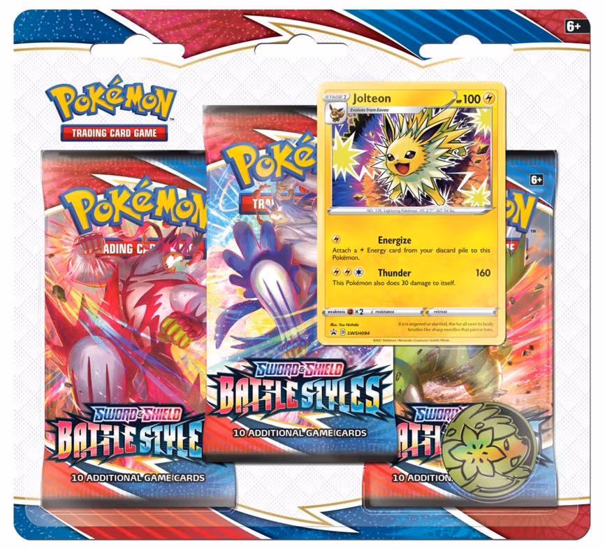 Battle Styles 3 Pack Blister [Jolteon]