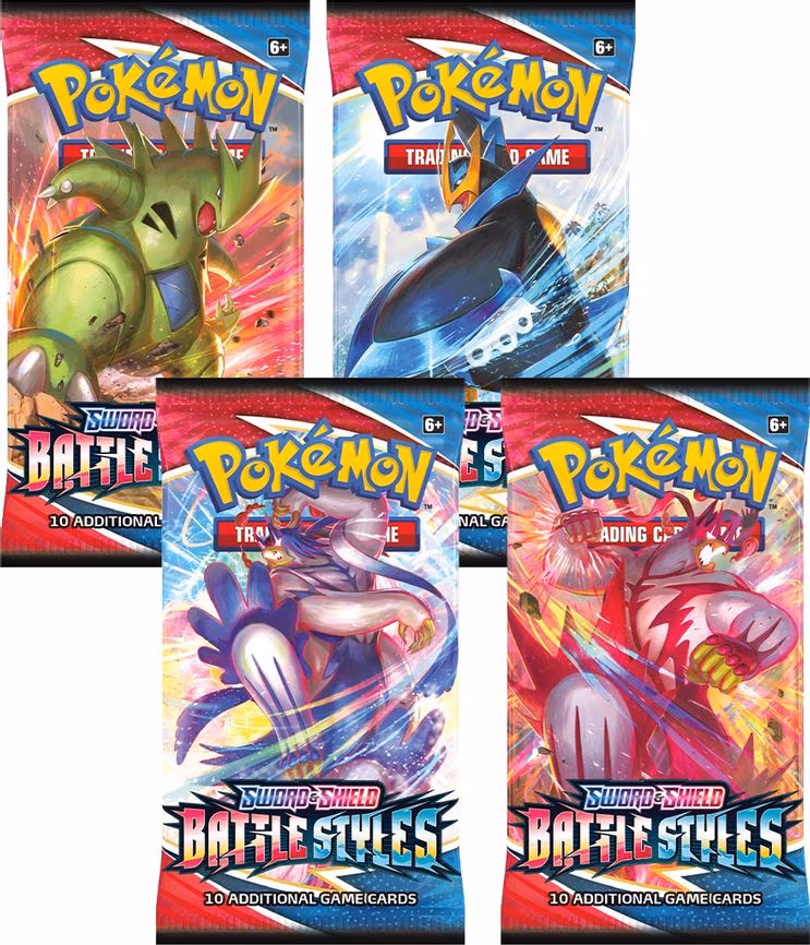 Battle Styles Booster Pack Art Bundle [Set of 4]