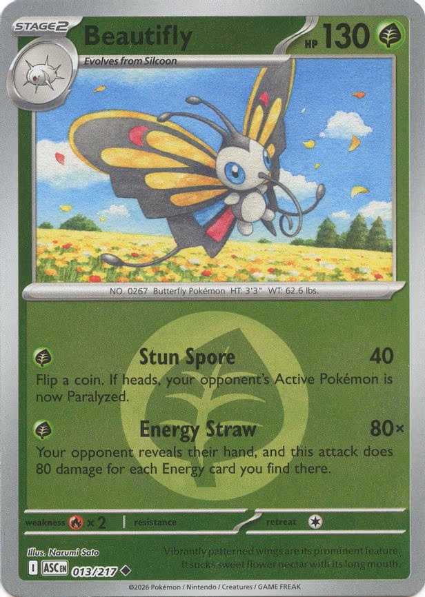 Beautifly - 013/217 (Energy Symbol Pattern)