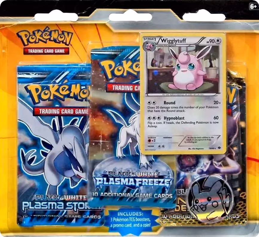 Black & White 3 Pack Booster Blister Special Edition [Wigglytuff]