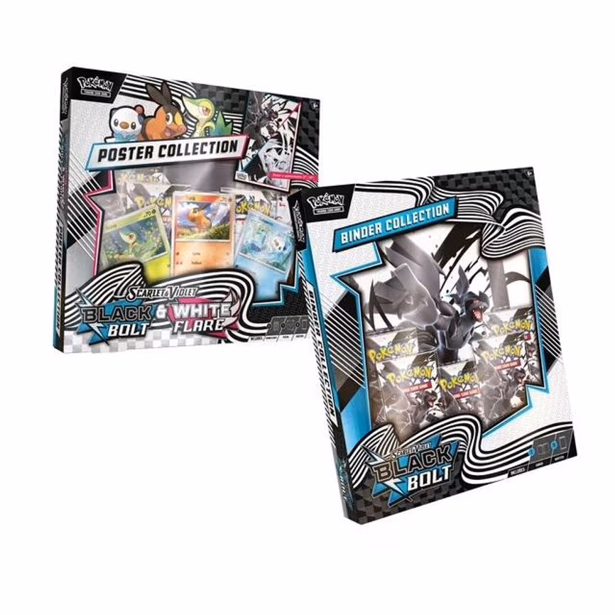 Black Bolt Binder & Unova Poster Collection (Sam's Club)