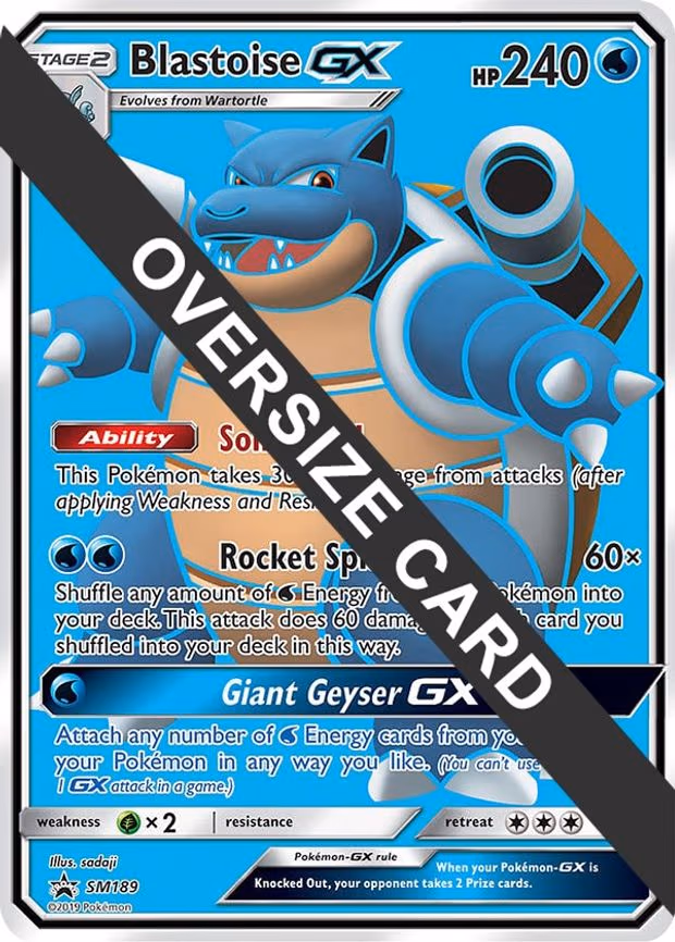 Blastoise GX - SM189 (Black Star Promos)