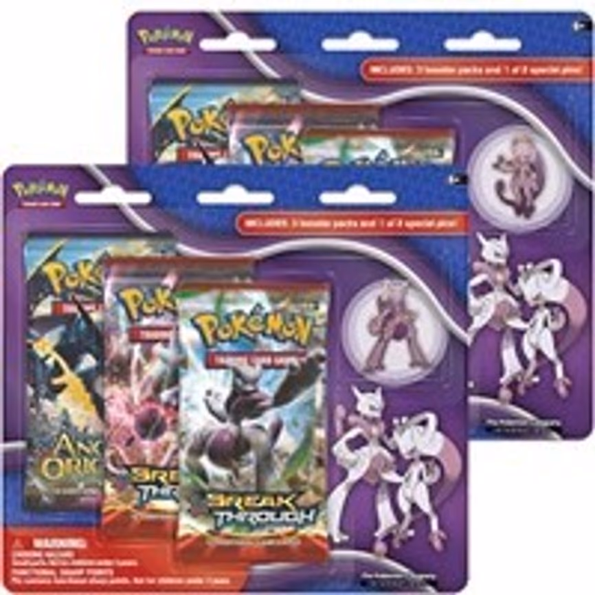 BREAKthrough Pin Blisters [Mega Mewtwo] (Set of 2)