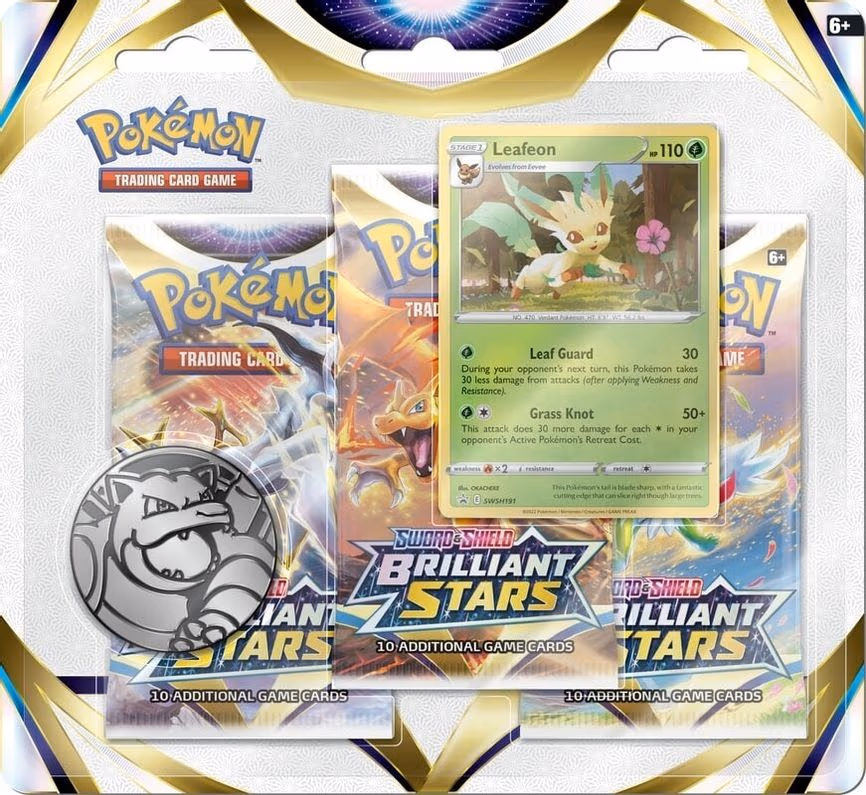 Brilliant Stars 3 Pack Blister [Leafeon]
