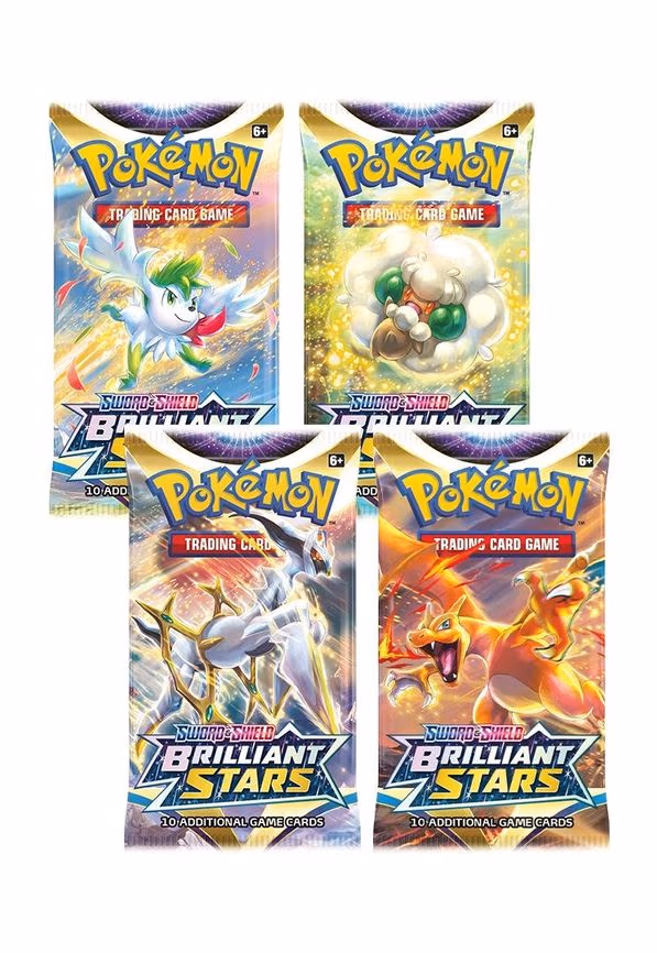 Brilliant Stars Booster Pack Art Bundle [Set of 4]