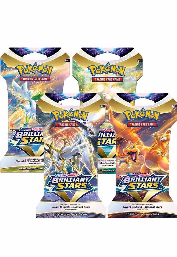 Brilliant Stars Sleeved Booster Pack Art Bundle [Set of 4]