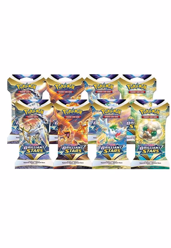 Brilliant Stars Sleeved Booster Pack Bundle [Set of 8]