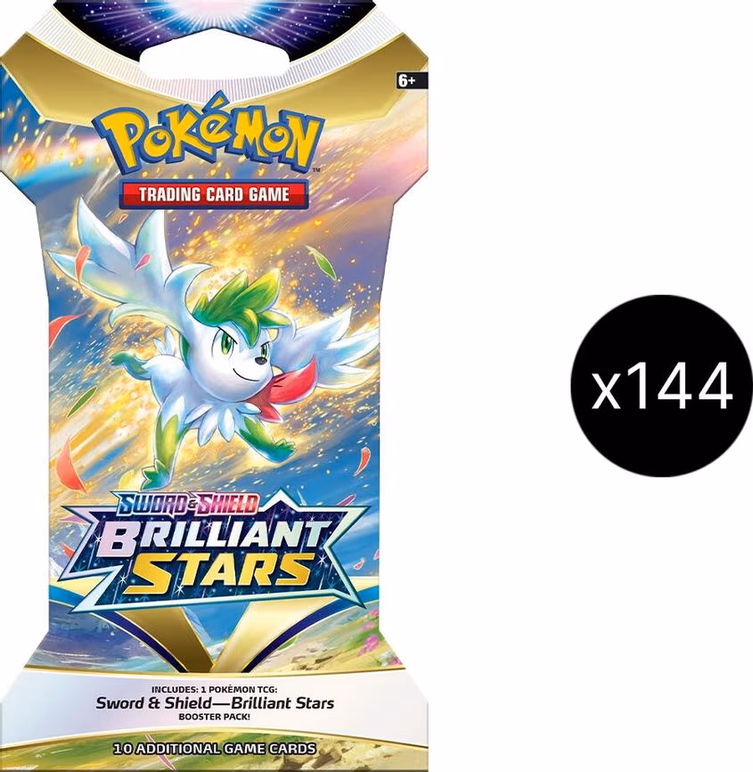 Brilliant Stars Sleeved Booster Pack Case