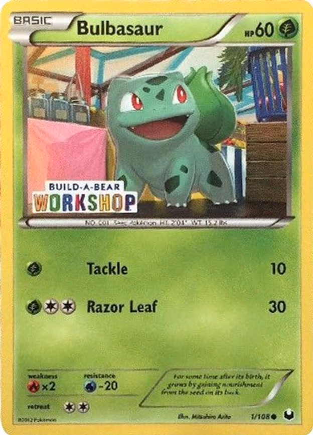 Bulbasaur - 1/108 (Build-A-Bear Workshop Exclusive) - Promo (001/108)