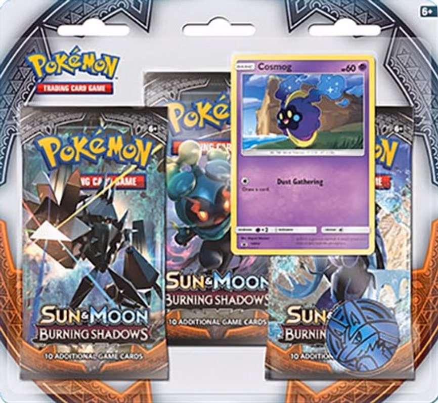 Burning Shadows 3 Pack Blister [Cosmog]