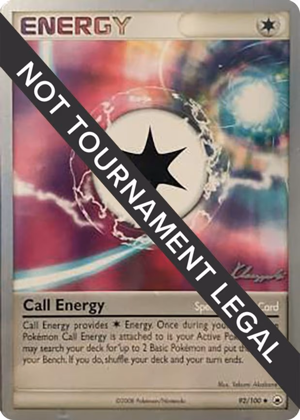 Call Energy - 2008 (Jason Klaczynski) - Uncommon (92/100)