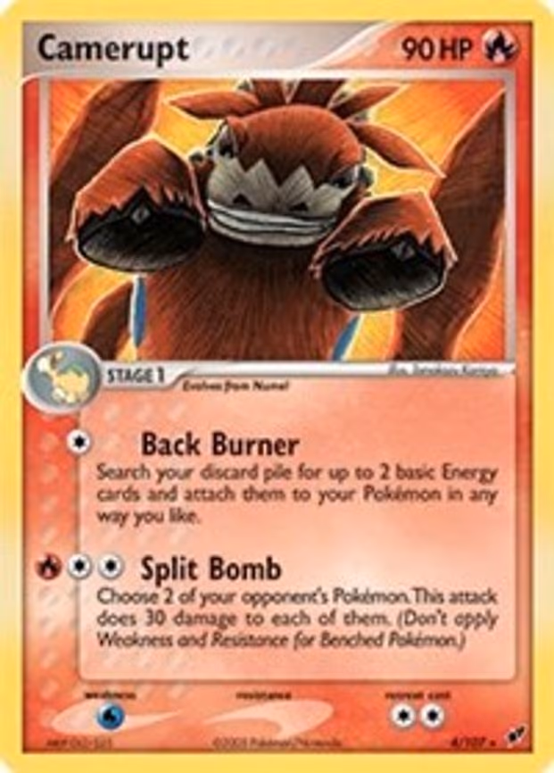 Camerupt - 4/107 (EX Deoxys) - Rare (004/107)