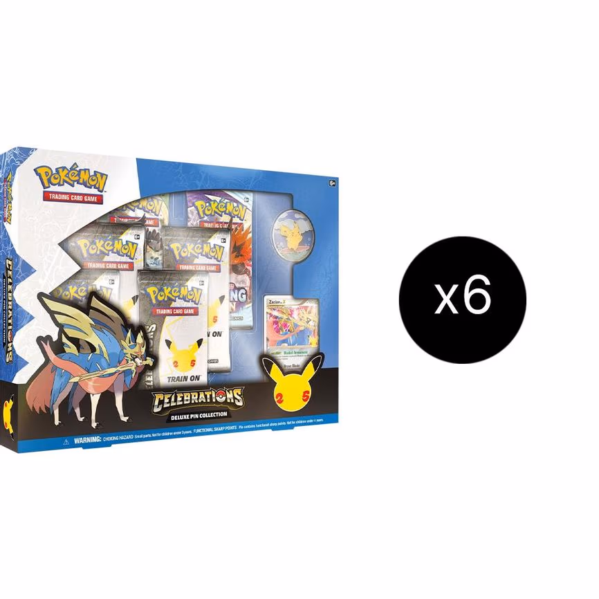 Celebrations Deluxe Pin Collection Case [Zacian LV. X]