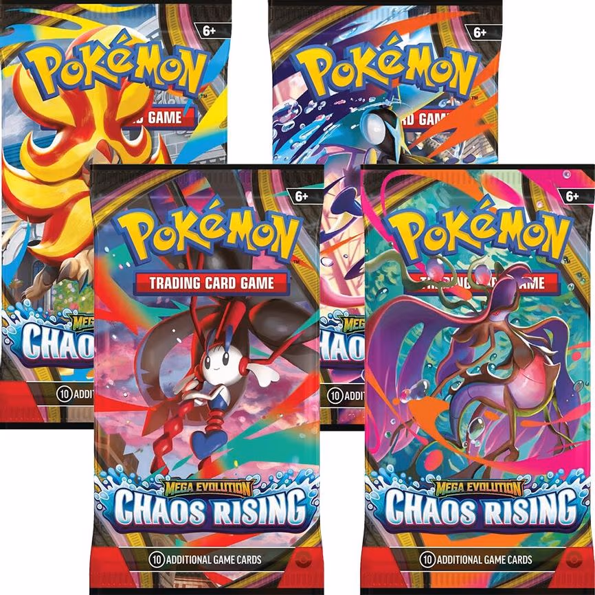 Chaos Rising Booster Pack Art Bundle [Set of 4]