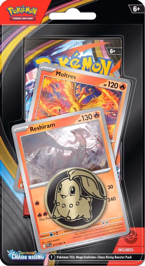 Chaos Rising Single Pack Blister [Reshiram/Moltres]
