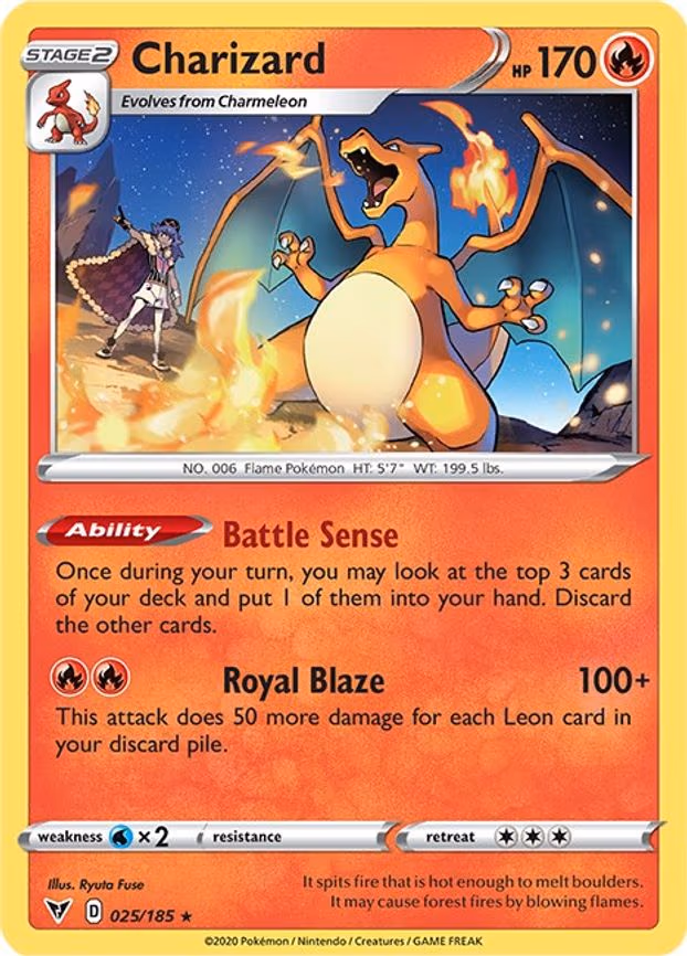 Charizard - Holo Rare (025/185)